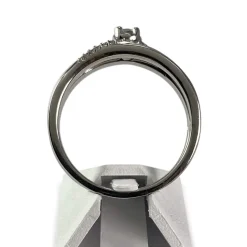 Bague duo d'occasion or 750 diamant