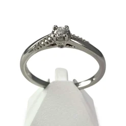 Bague duo d'occasion or 750 diamant
