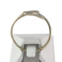Bague endely d'occasion or 375 2 tons diamants
