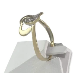 Bague endely d'occasion or 375 2 tons diamants