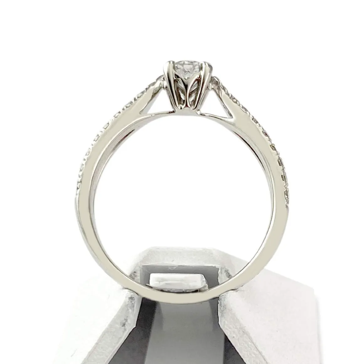 Bague GUERIN d'occasion or 750 blanc diamants