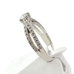 Bague GUERIN d'occasion or 750 blanc diamants