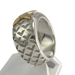 Bague MAUBOUSSIN d'occasion argent gris diamants