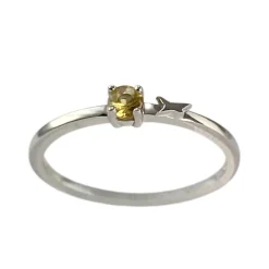Bague MAUBOUSSIN d'occasion  or 750 blanc saphir jaune