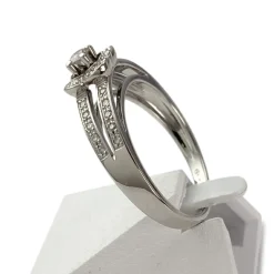 Bague MAUBOUSSIN d'occasion or 750 blanc diamant