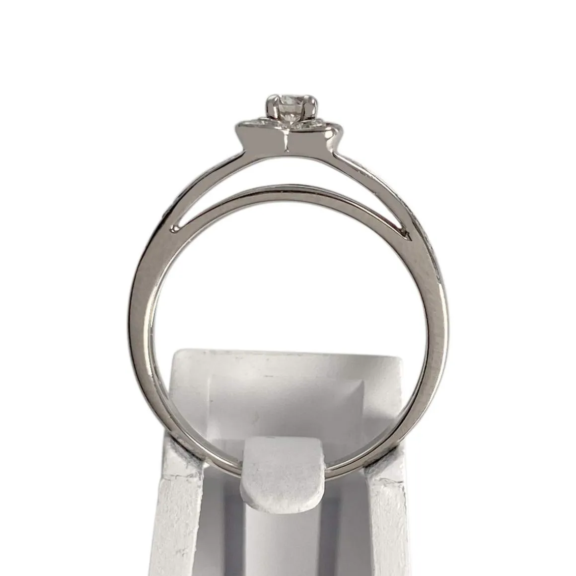 Bague MAUBOUSSIN d'occasion or 750 blanc diamants