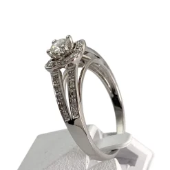 Bague MAUBOUSSIN d'occasion or 750 blanc diamants