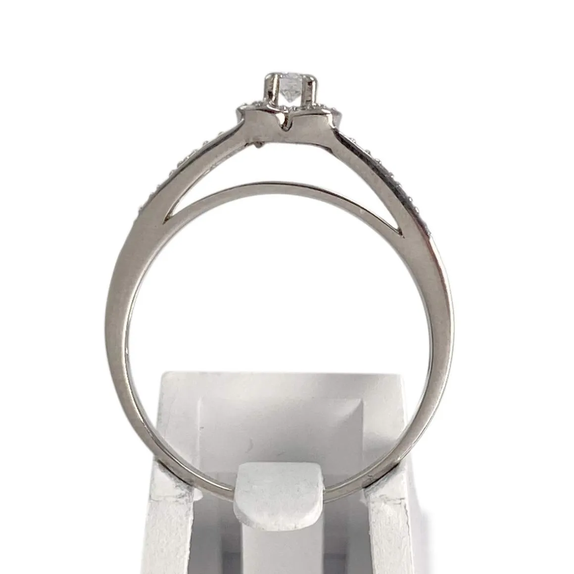 Bague MAUBOUSSIN d'occasion or 750 blanc diamants