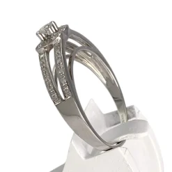 Bague MAUBOUSSIN d'occasion or 750 blanc diamants