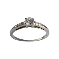 Bague MAUBOUSSIN d'occasion or 750 blanc diamants