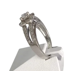 Bague MAUBOUSSIN d'occasion or 750 blanc diamant