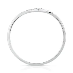 Bague or 375 blanc 