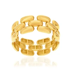 Bague or 375 jaune