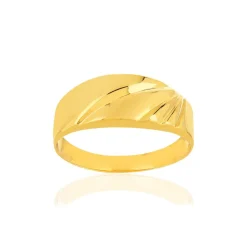 Bague or jaune 375