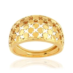 Bague or 375 jaune