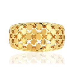 Bague or 375 jaune