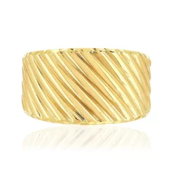 Bague or 375 jaune