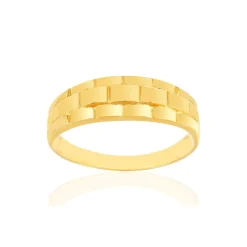 Bague or jaune 375
