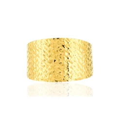 Bague or jaune 375