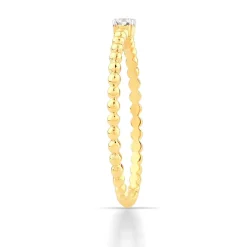 Bague or 750 jaune diamants