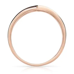 Bague or 375 rose 
