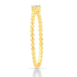 Bague or 750 2 tons diamants