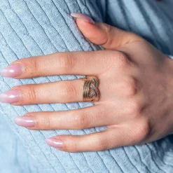 Bague plaqué or jaune