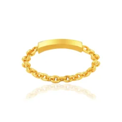 Bague plaqué or jaune