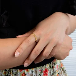 Bague plaqué or jaune