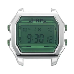 Boîte de montre IAM large polycarbonate argenté