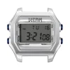 Boîte de montre IAM large polycarbonate argenté