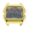 Boîte de montre IAM medium polycarbonate doré