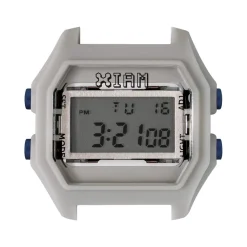 Boîte de montre IAM medium polycarbonate gris