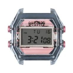 Boîte de montre IAM medium polycarbonate gris
