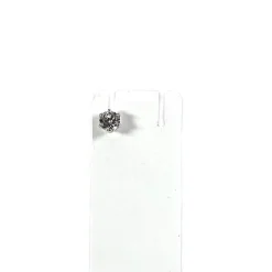 Boucle d'oreille d'occasion or 750 blanc diamant