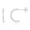Boucles d'oreille argent 925 zirconias