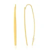 Boucles d'oreilles acier doré