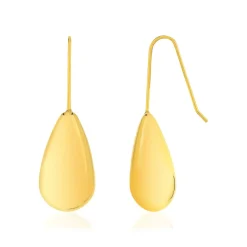 Boucles d'oreilles acier doré