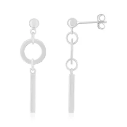 Boucles d'oreilles argent 925