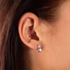 Boucles d'oreilles argent 925 améthystes