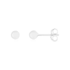 Boucles d'oreilles argent 925, boule