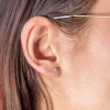 Boucles d'oreilles argent 925, boule