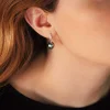 Boucles d'oreilles argent 925 pendants perles de culture de Tahiti