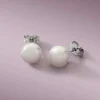 Boucles d'oreilles argent 925 perles de culture de Chine