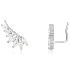 Boucles d'oreilles argent zirconias