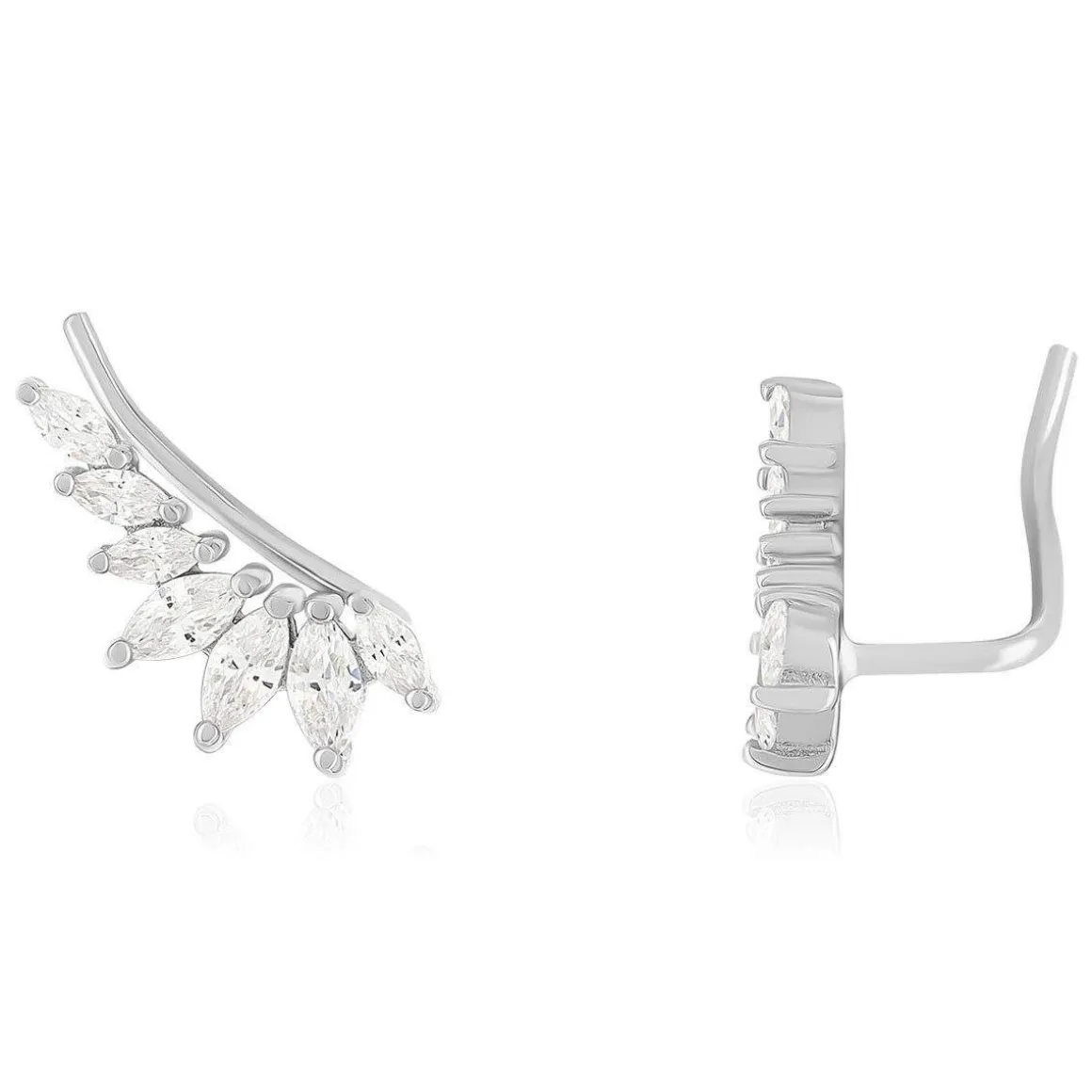 Boucles d'oreilles argent zirconias