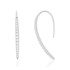 Boucles d'oreilles argent 925 zirconias
