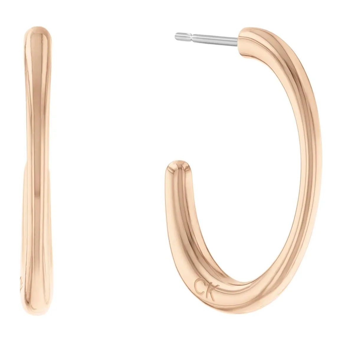 Boucles d'oreilles CALVIN KLEIN acier doré