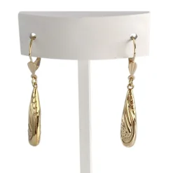 Boucles d'oreilles d'occasion or 750 jaune