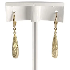 Boucles d'oreilles d'occasion or 750 jaune